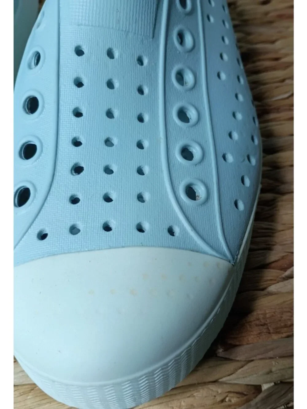 Native Unisex Jefferson Slip On Shoes W7/M5 Ocean Green Waterproof Outdoor READ